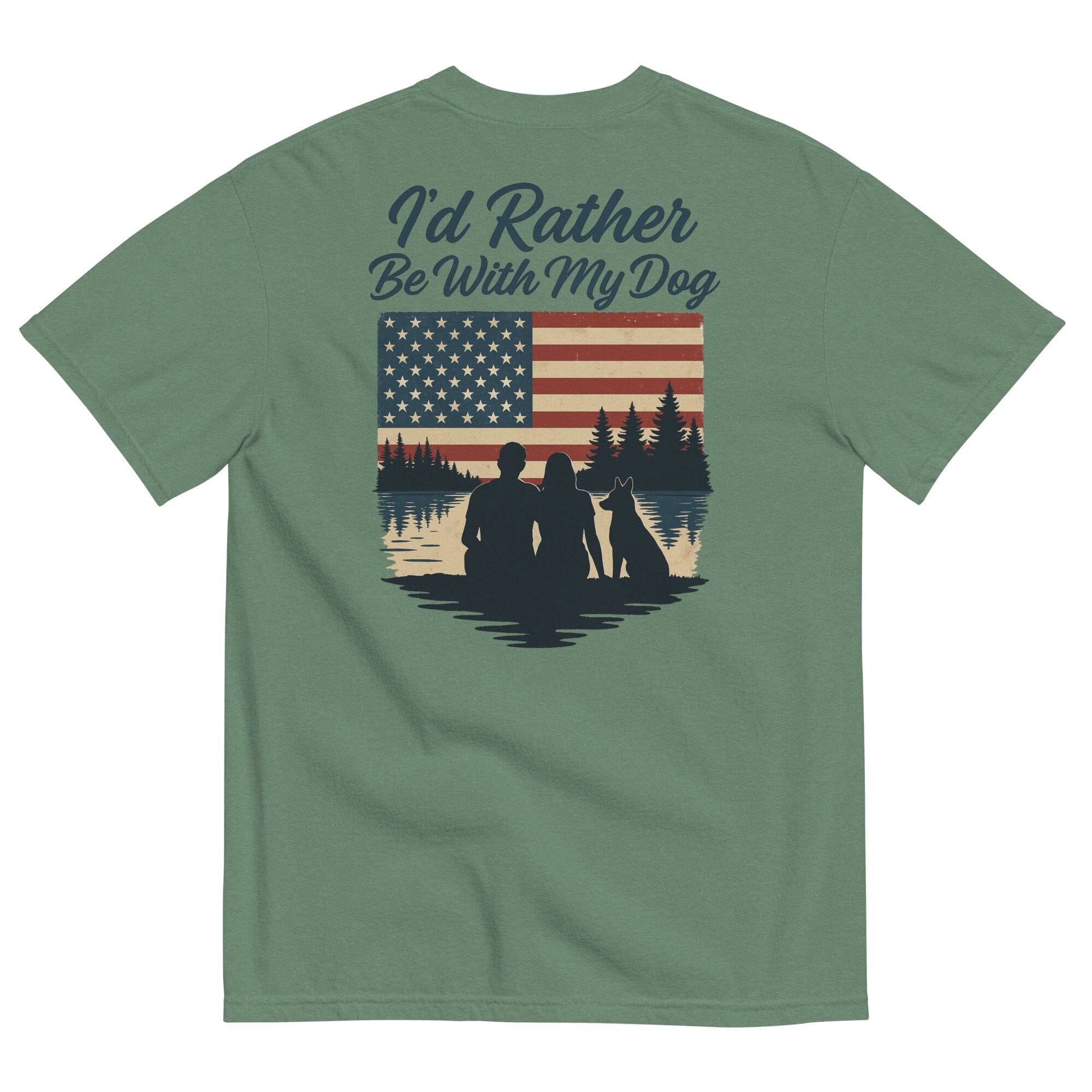 USA Lake Pigment Dyed Uni T