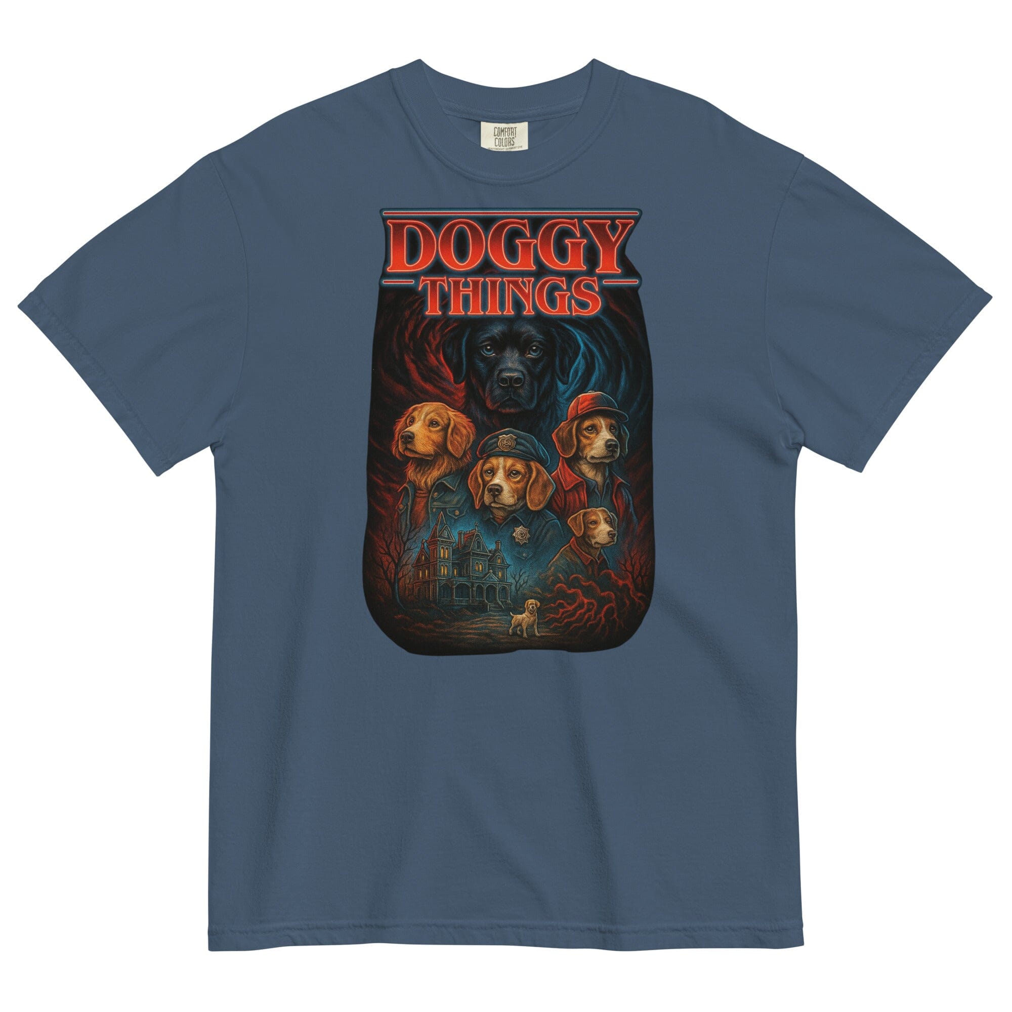 Doggy Things Pigment Dyed Uni T