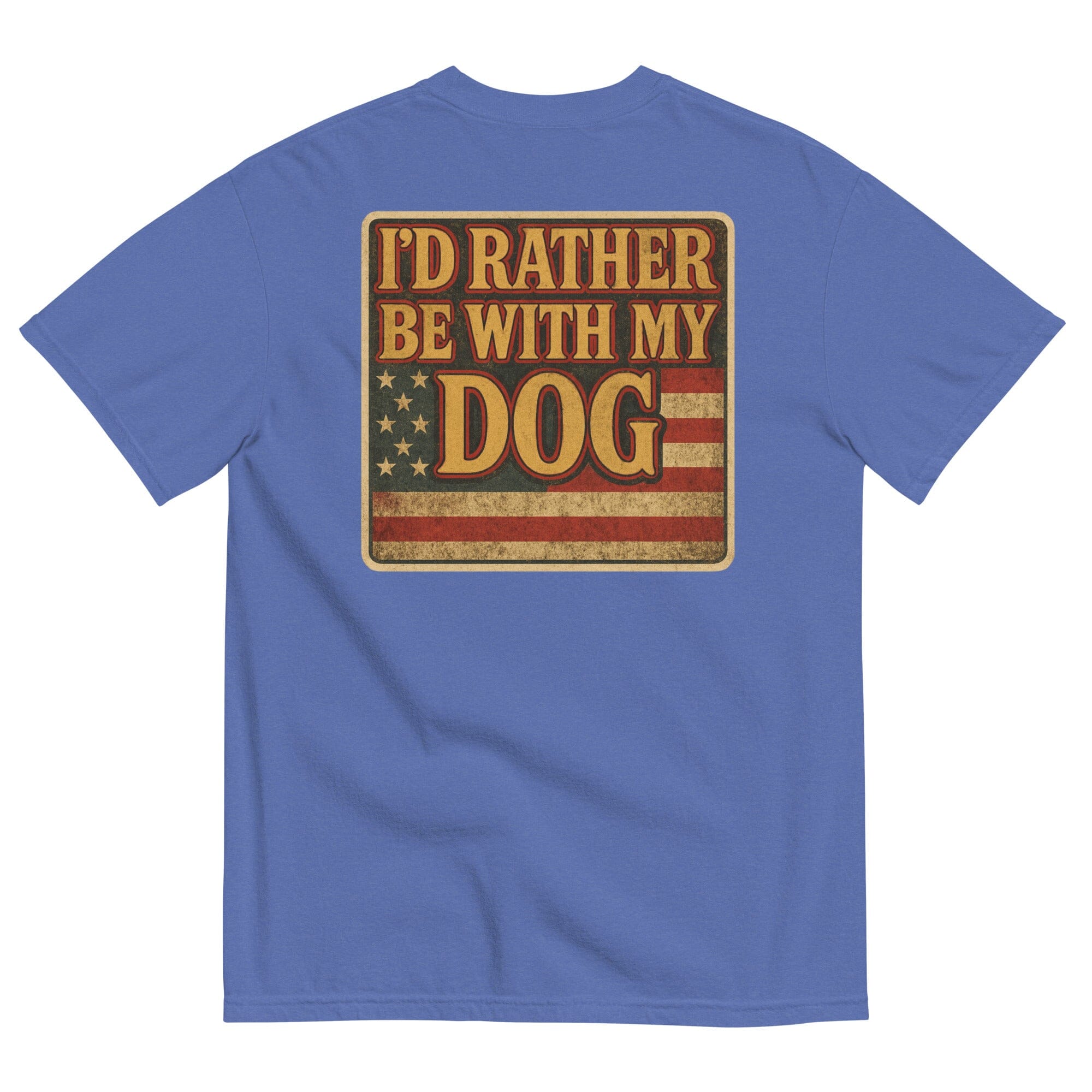 American Flag Pigment Dyed Uni T