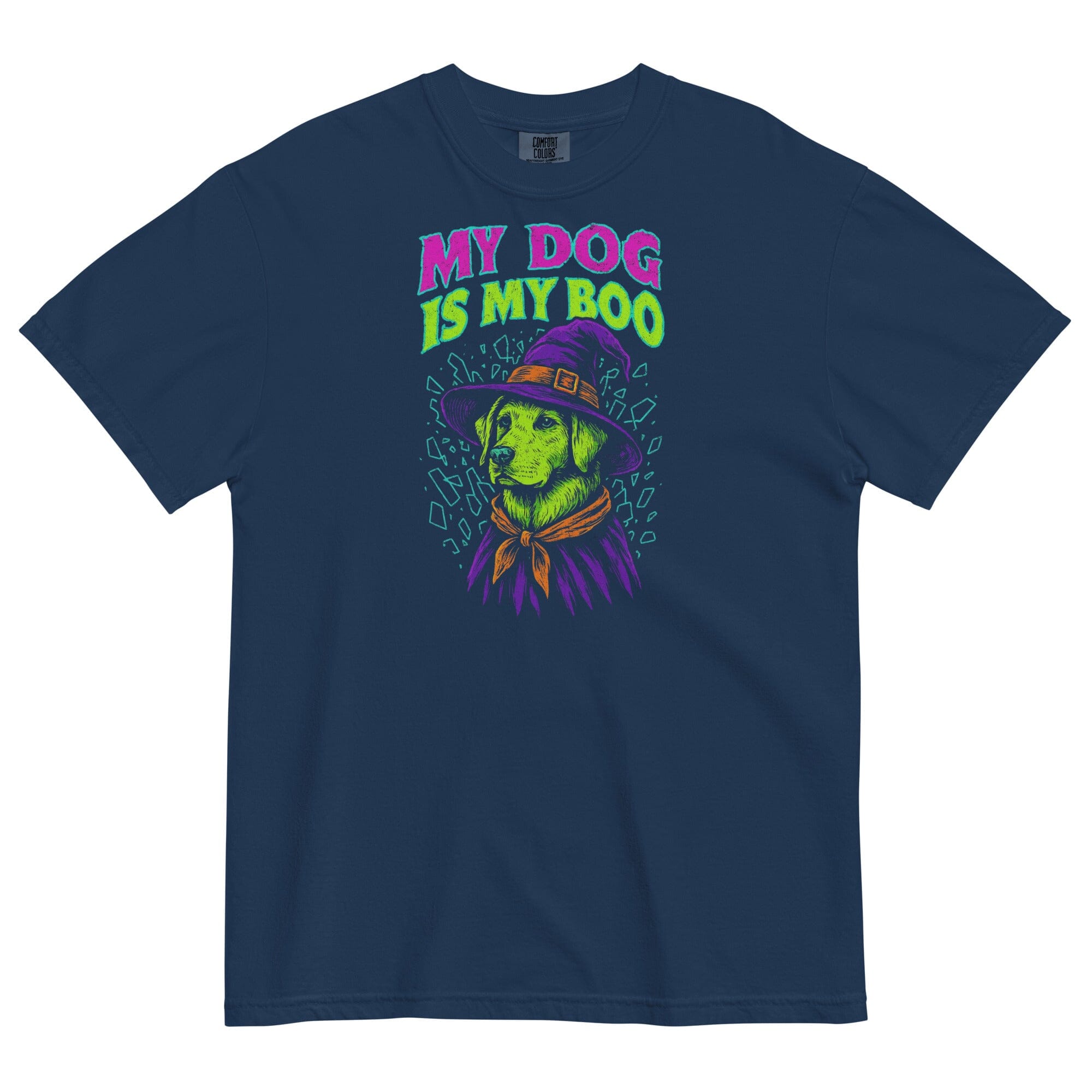 My Dog Is My Boo Retro Pigment Dyed Uni T