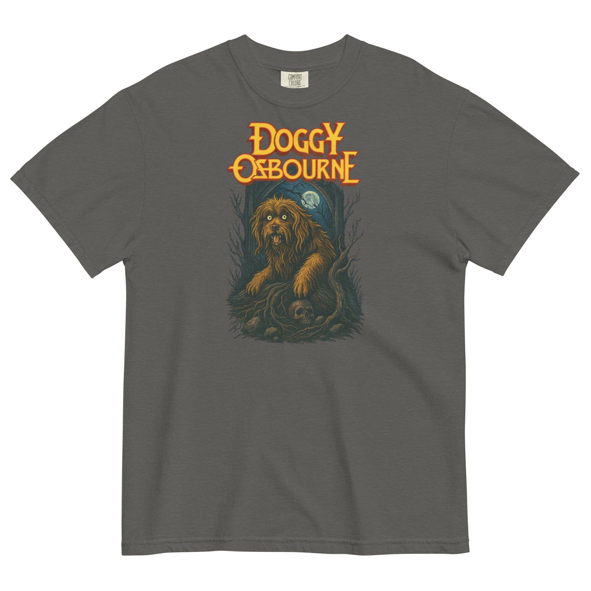 Doggy Osbourne Pigment Dyed Uni T