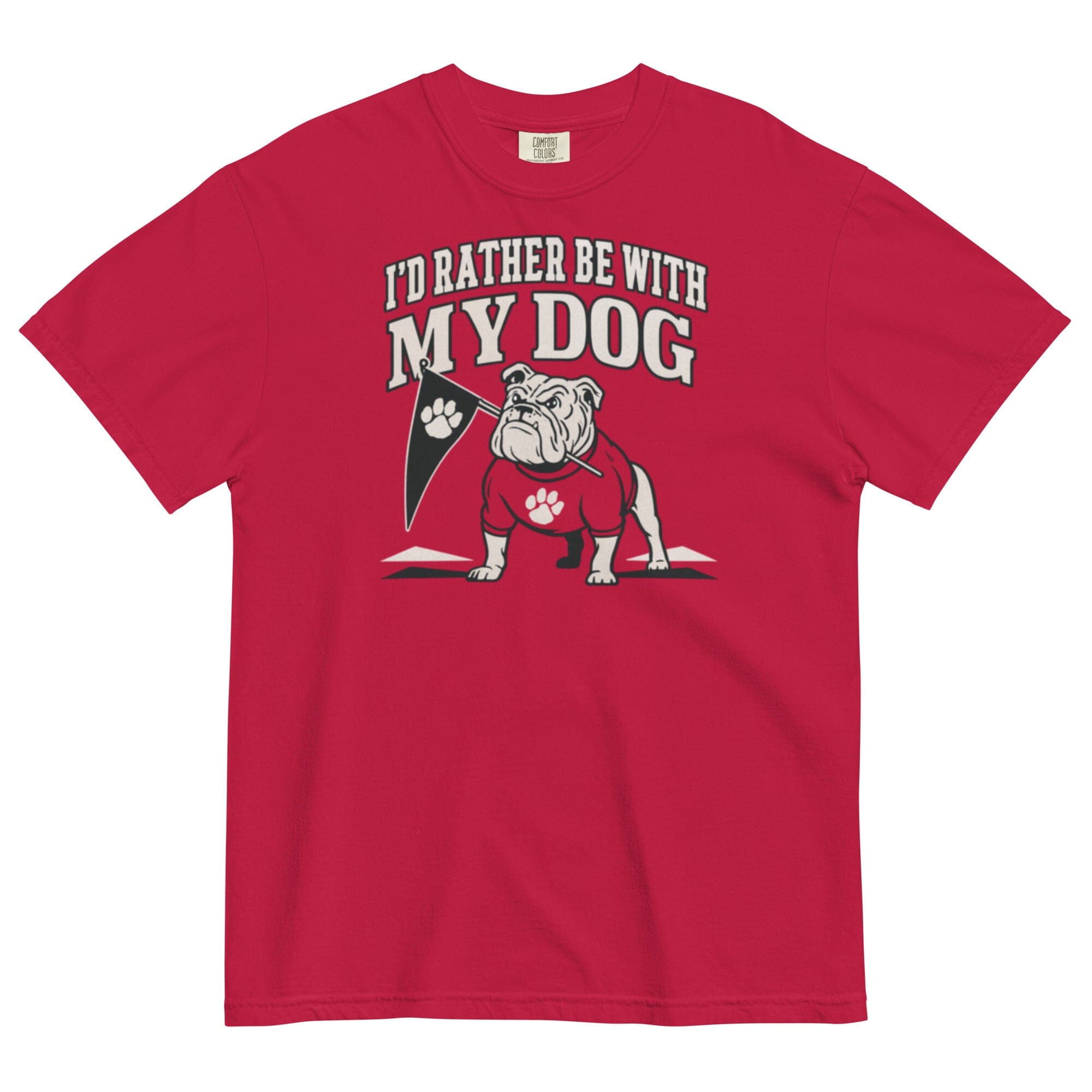 GA Red Vibes Pigment Dyed Uni T
