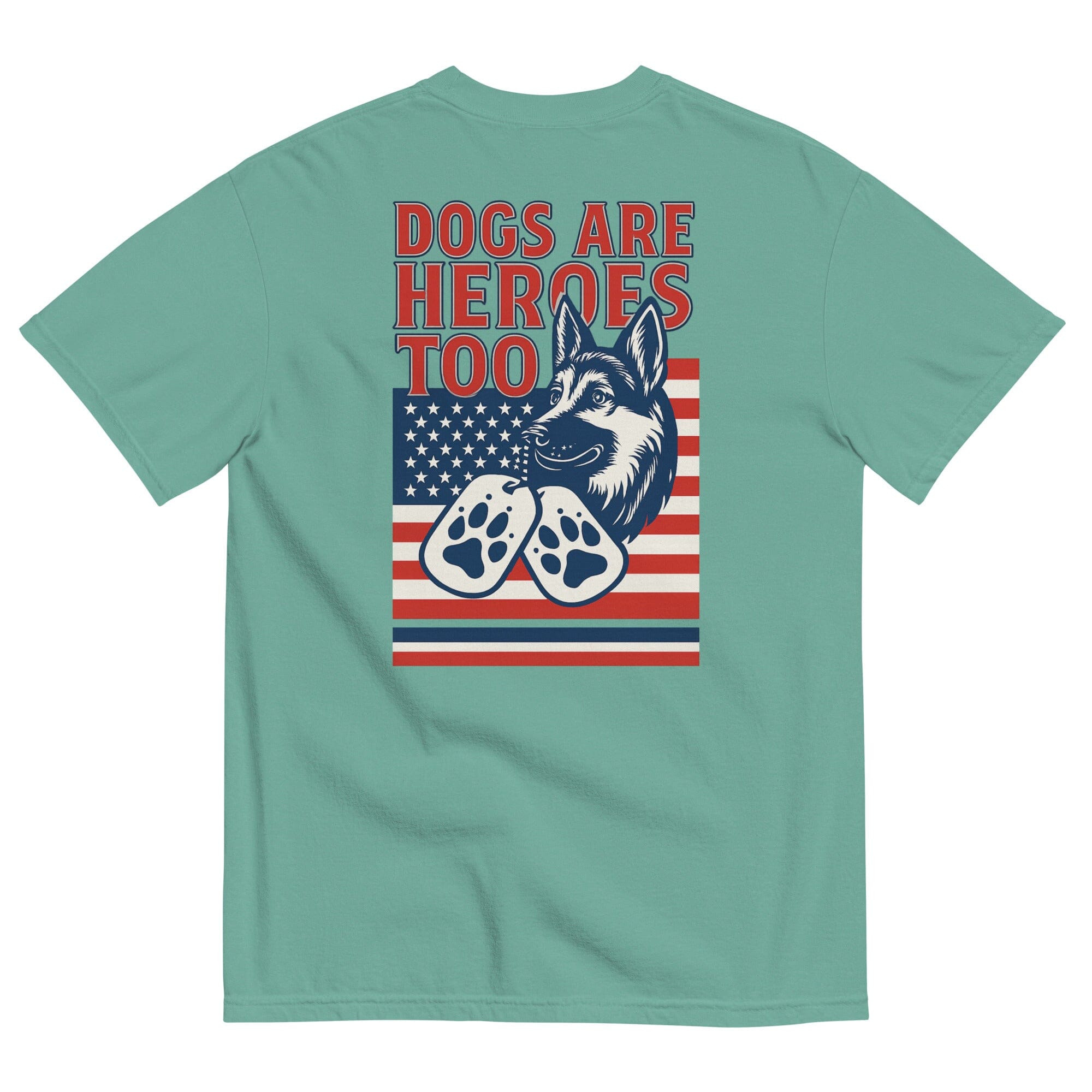 Heroes Flag Pigment Dyed Uni T (100% Profit Donated)