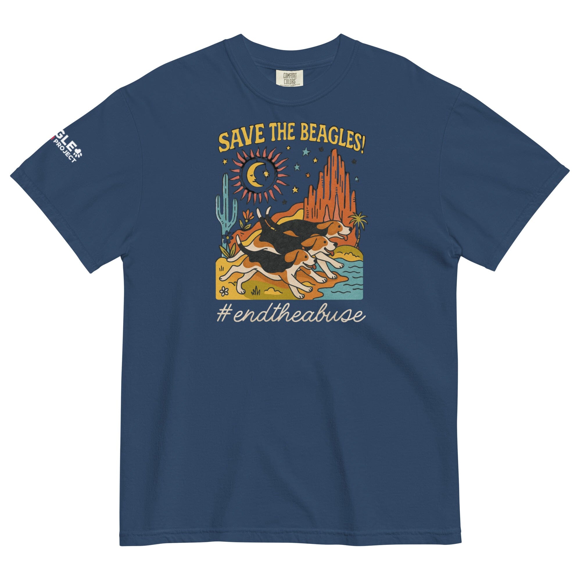 Save the Beagles Peace Pigment T (ALL PROFIT DONATED)