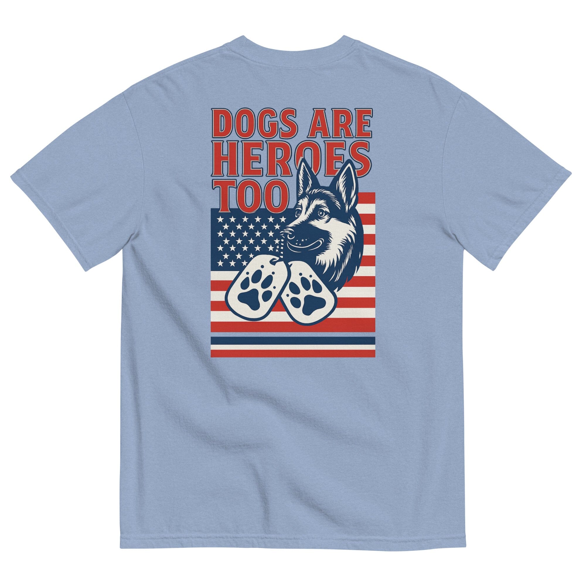 Heroes Flag Pigment Dyed Uni T (100% Profit Donated)