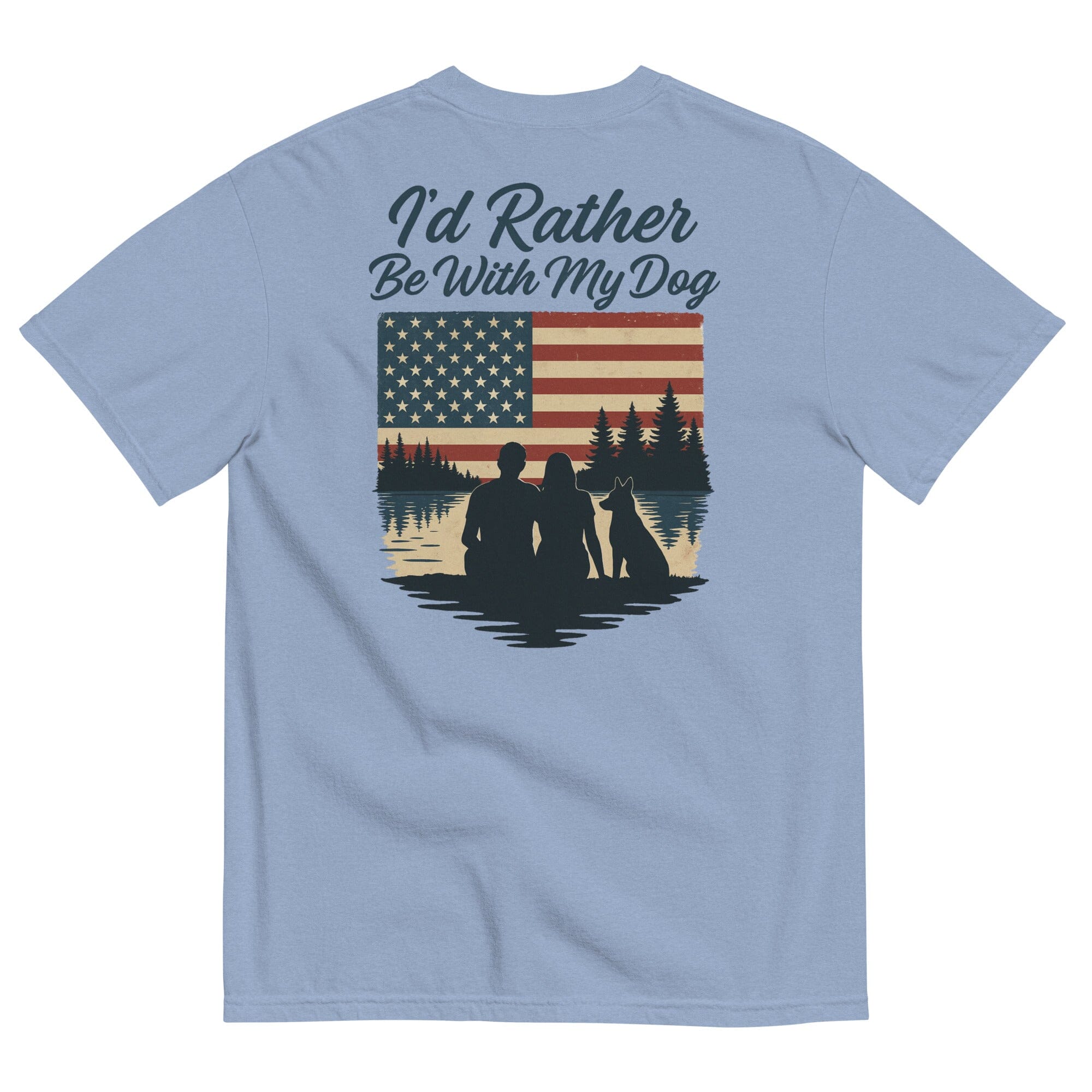 USA Lake Pigment Dyed Uni T