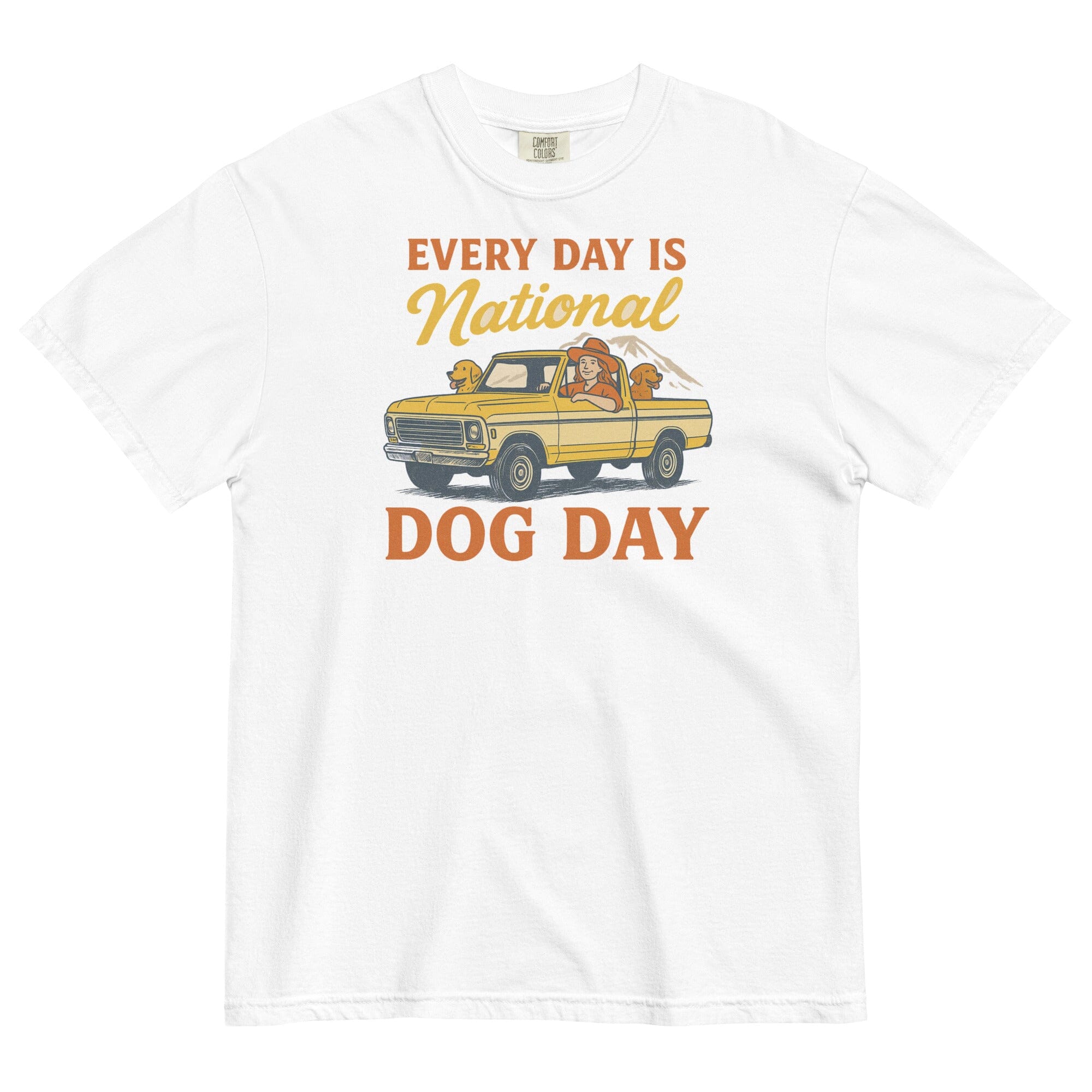 National Dog Day Pigment Dyed T (ALL PROFIT DONATED)