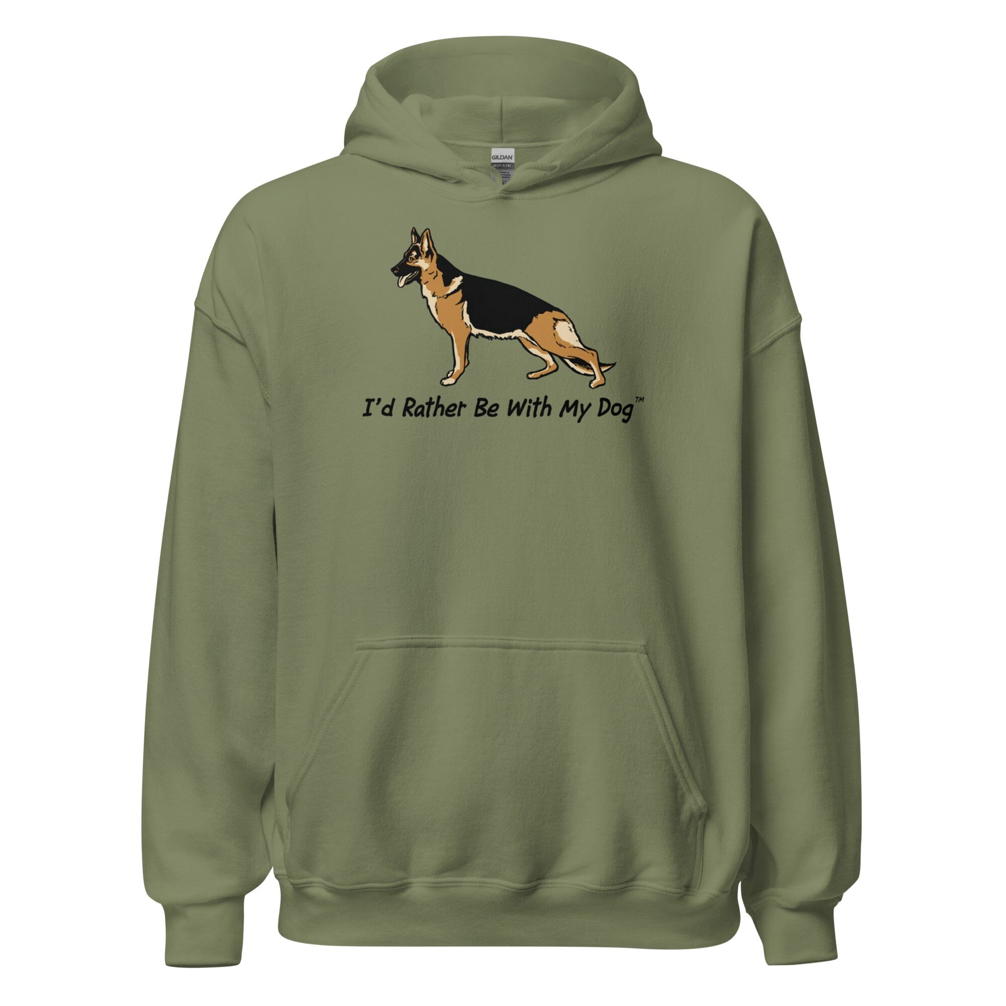 GERMAN SHEPHERD HOODED SWEATSHIRT (UNISEX)