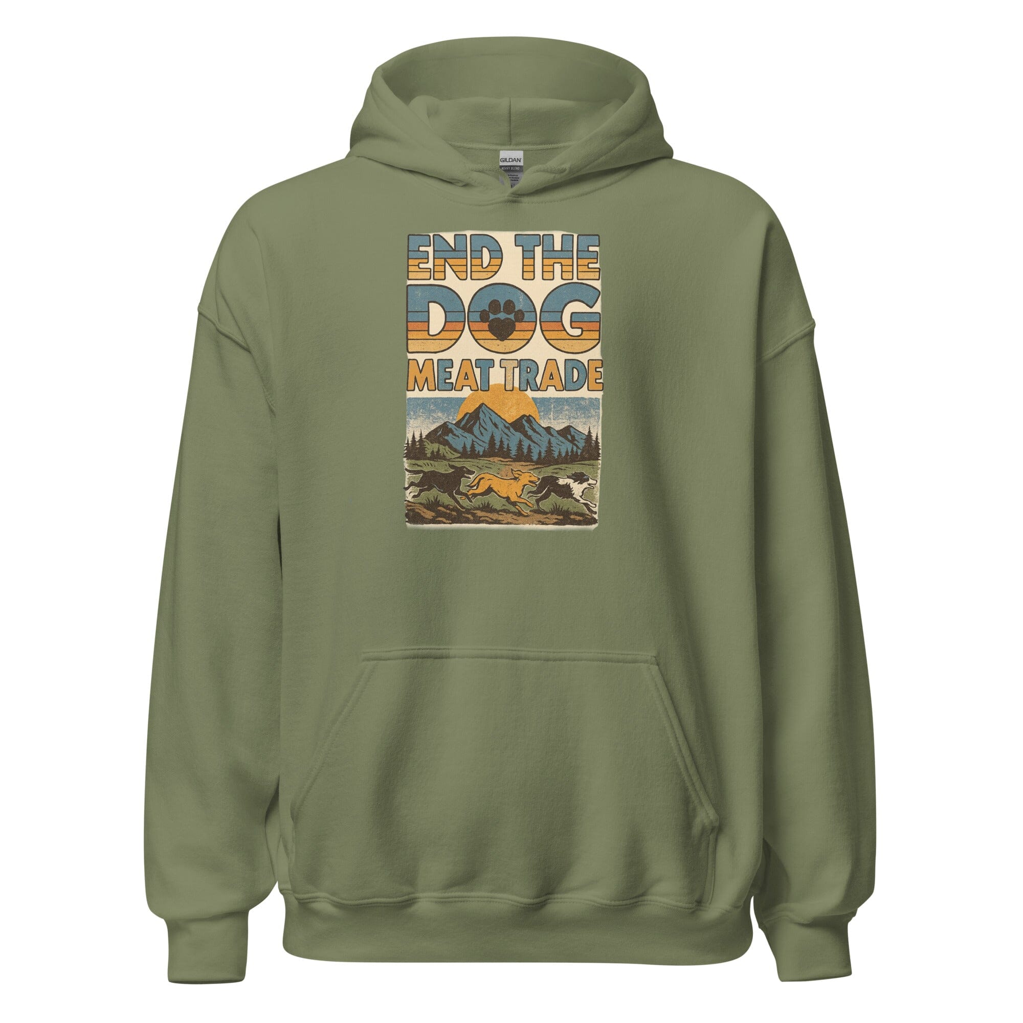 Vintage End It Uni Hoodie (ALL PROFIT DONATED)