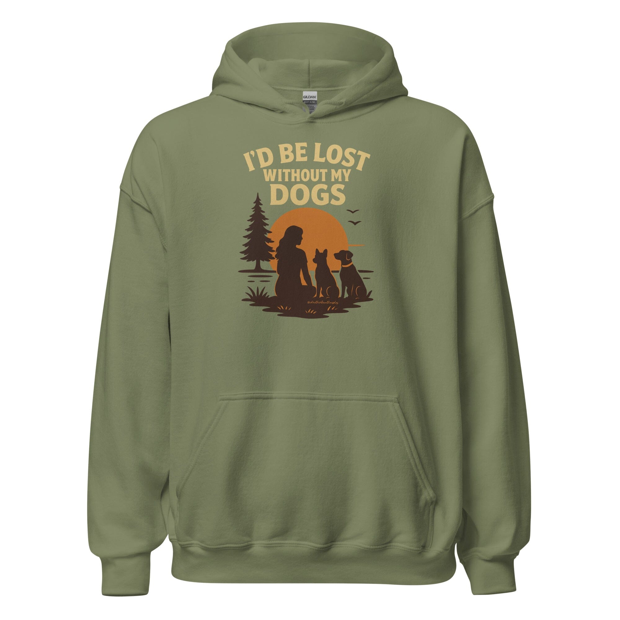 NEW: Lost Without My Dogs Uni Hoodie