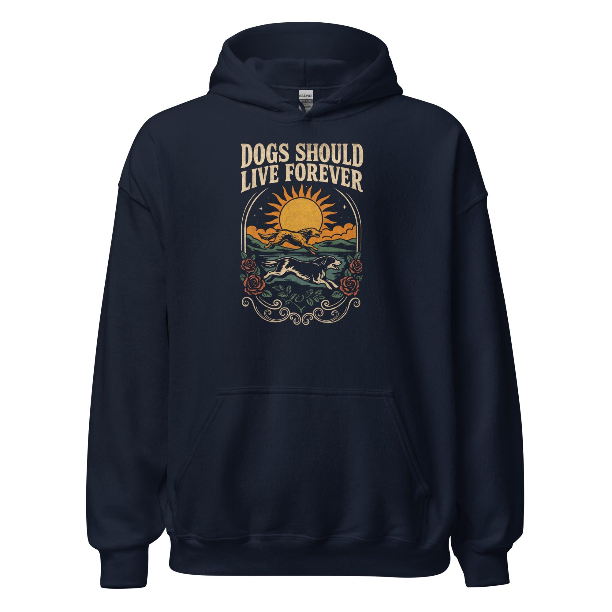 Hippie Live Forever Uni Hoodie
