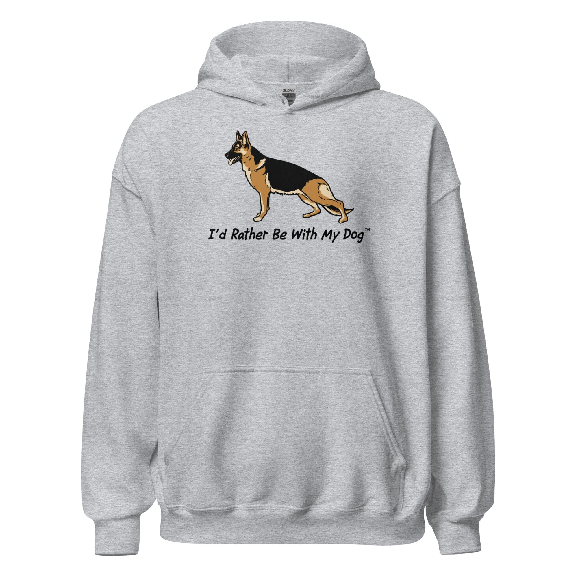 GERMAN SHEPHERD HOODED SWEATSHIRT (UNISEX)