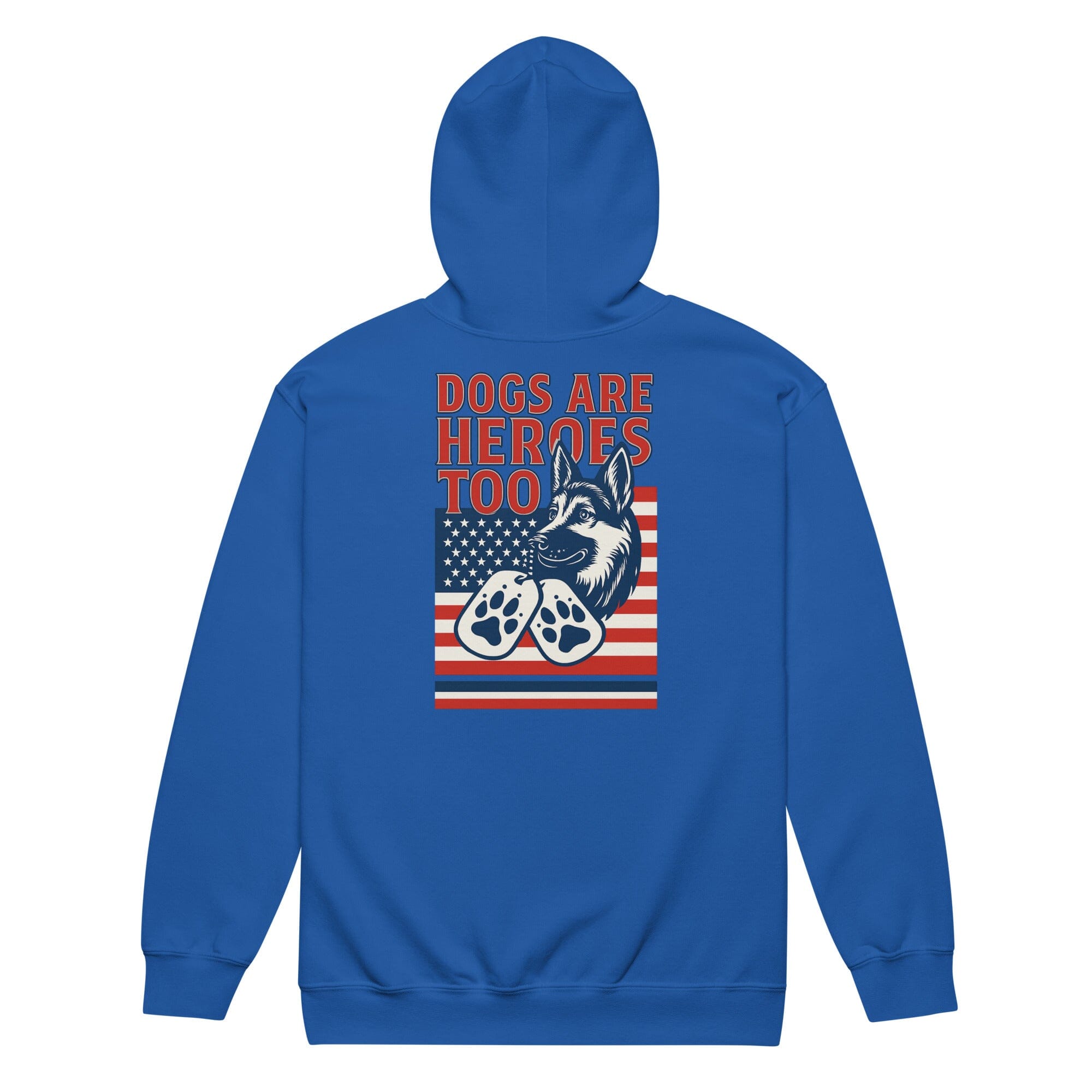 Heroes Flag Zip Up Uni Hoodie (100% Profit Donated)