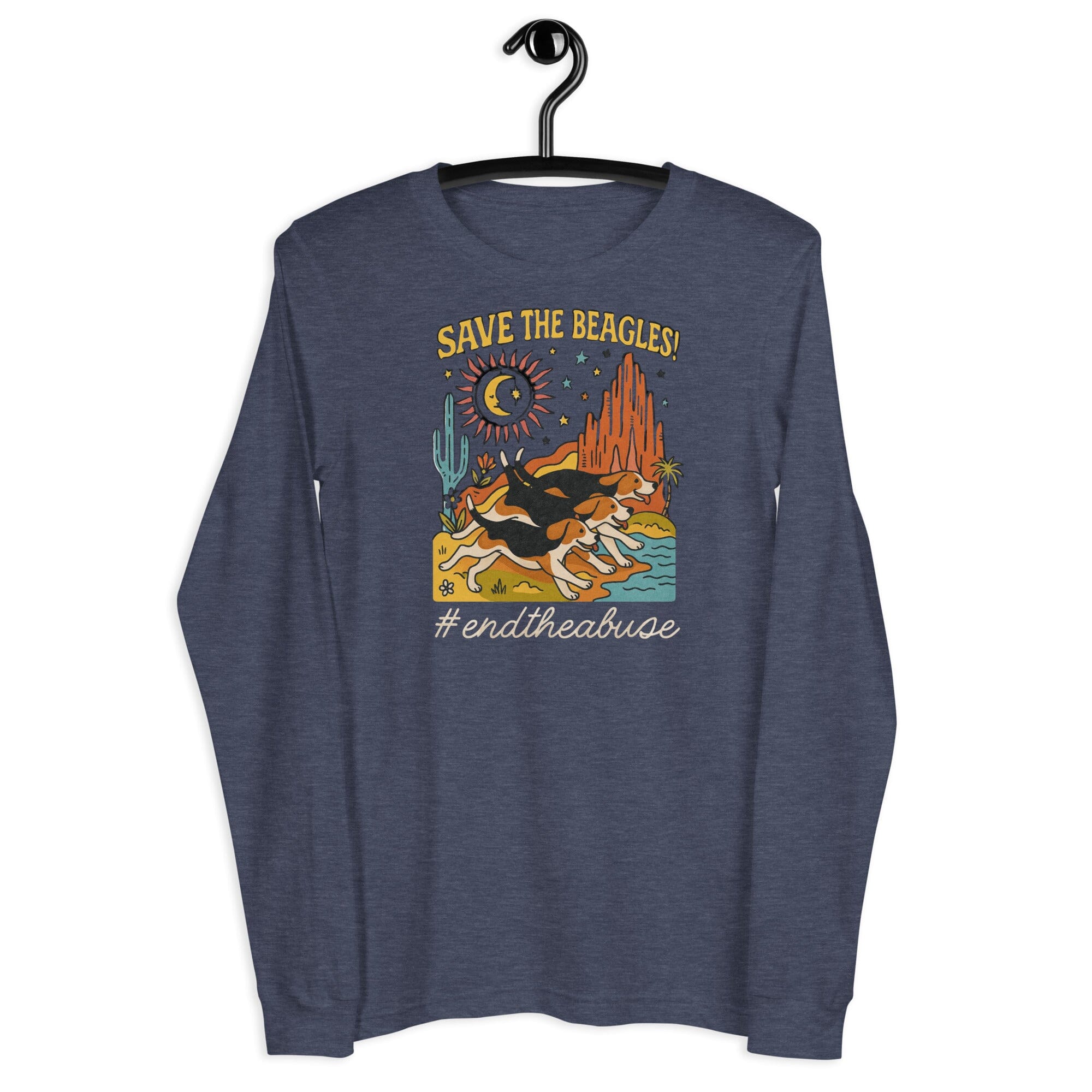 Save the Beagles Peace LS T (ALL PROFIT DONATED)