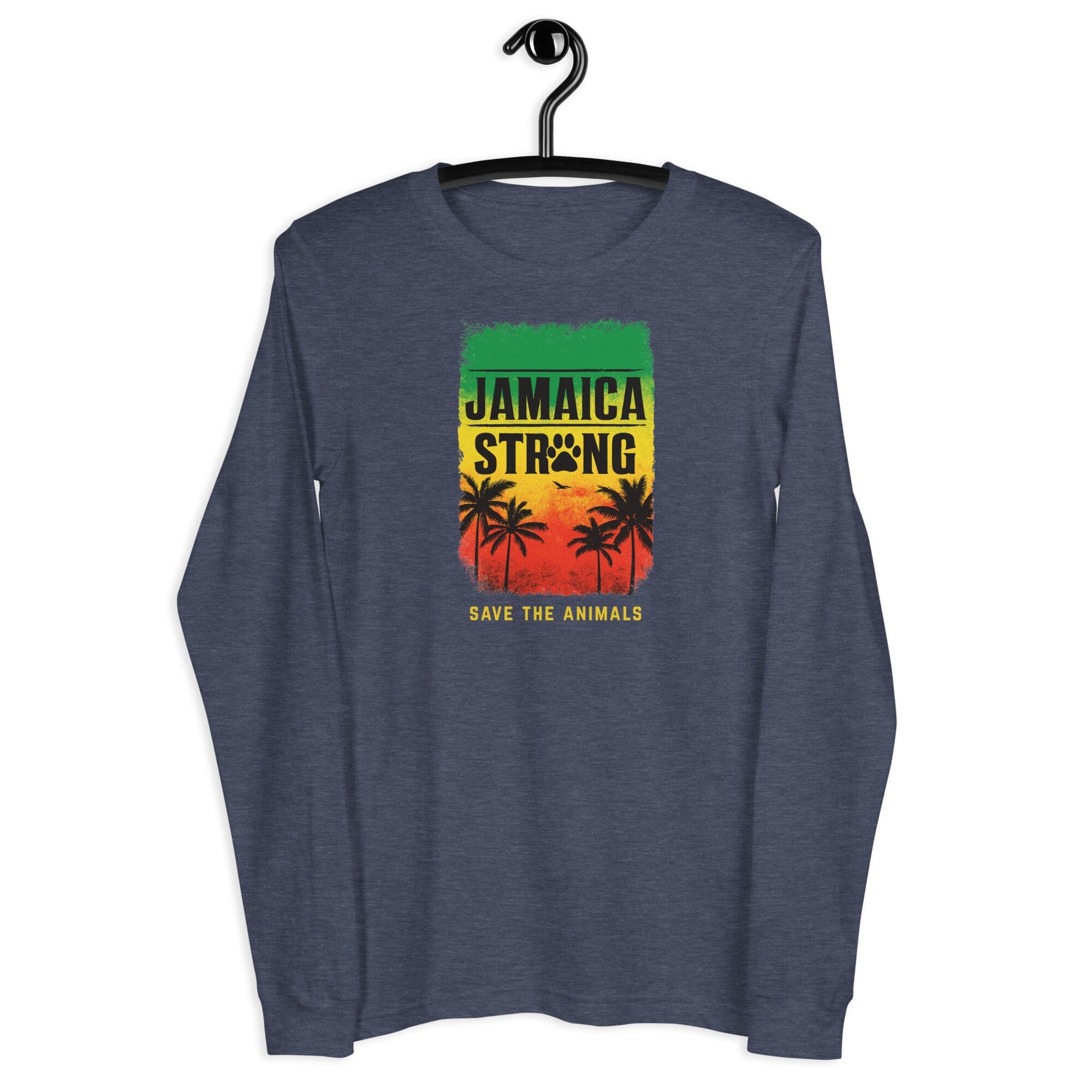 Jamaica Flag Strong LS Uni T (ALL PROFIT DONATED)