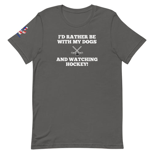 Watching Hockey Unisex T