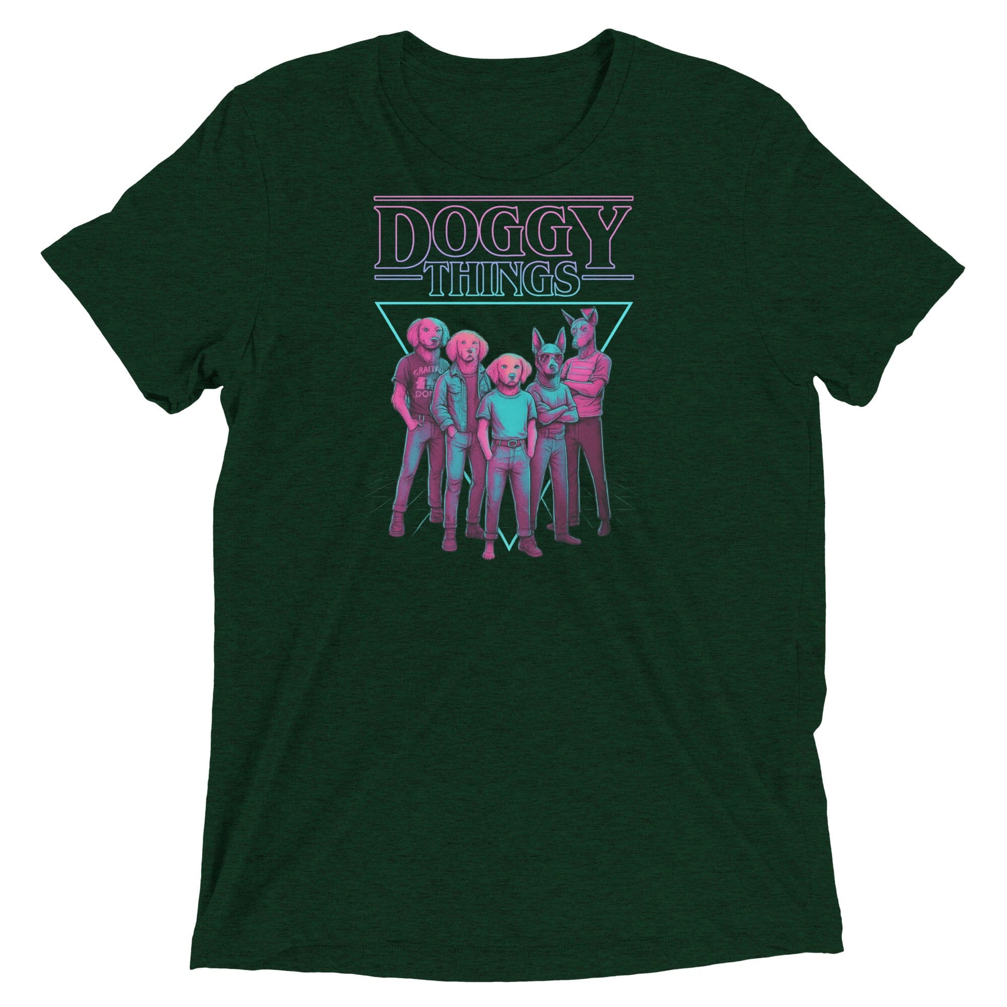 Doggy Things Neon Triblend T