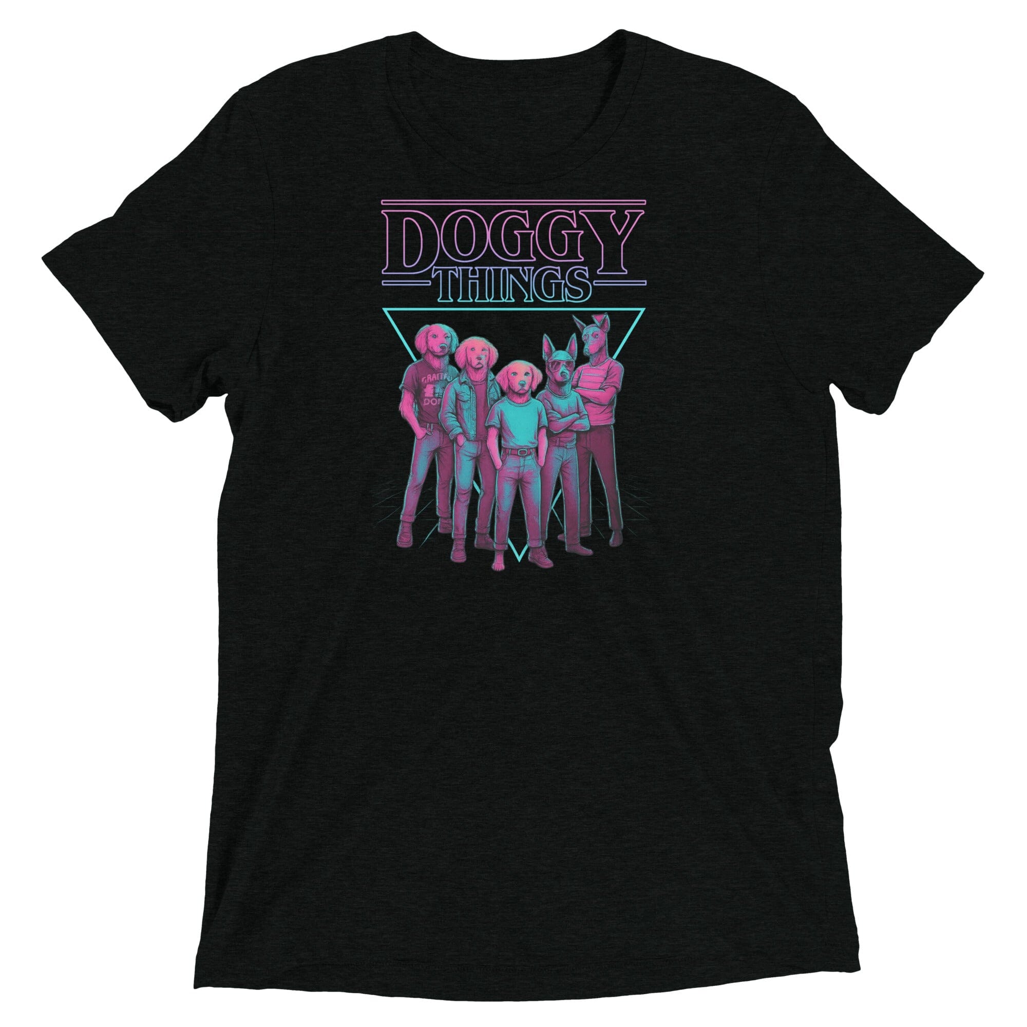 Doggy Things Neon Triblend T