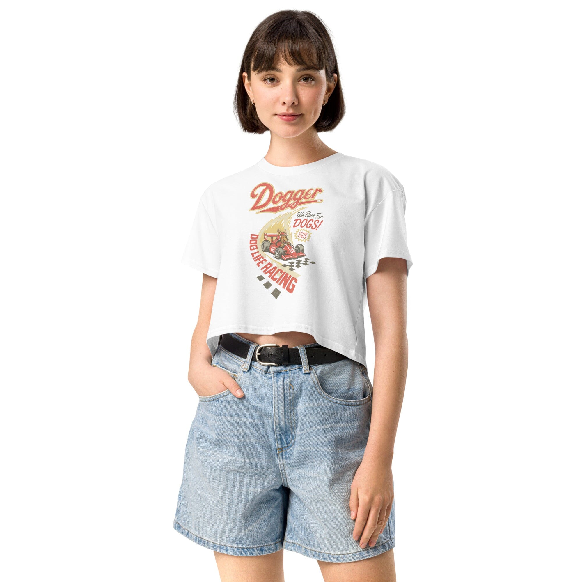 Doggy Time Ladies Crop Top