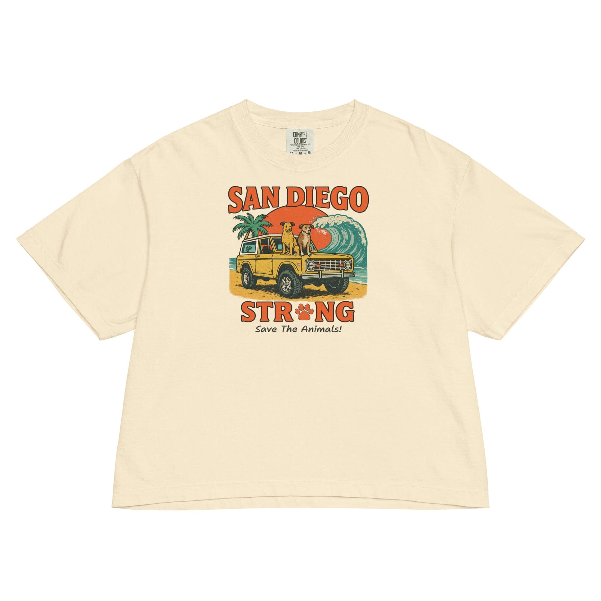 San Diego Strong Ladies Boxy T (ALL PROFIT DONATED)