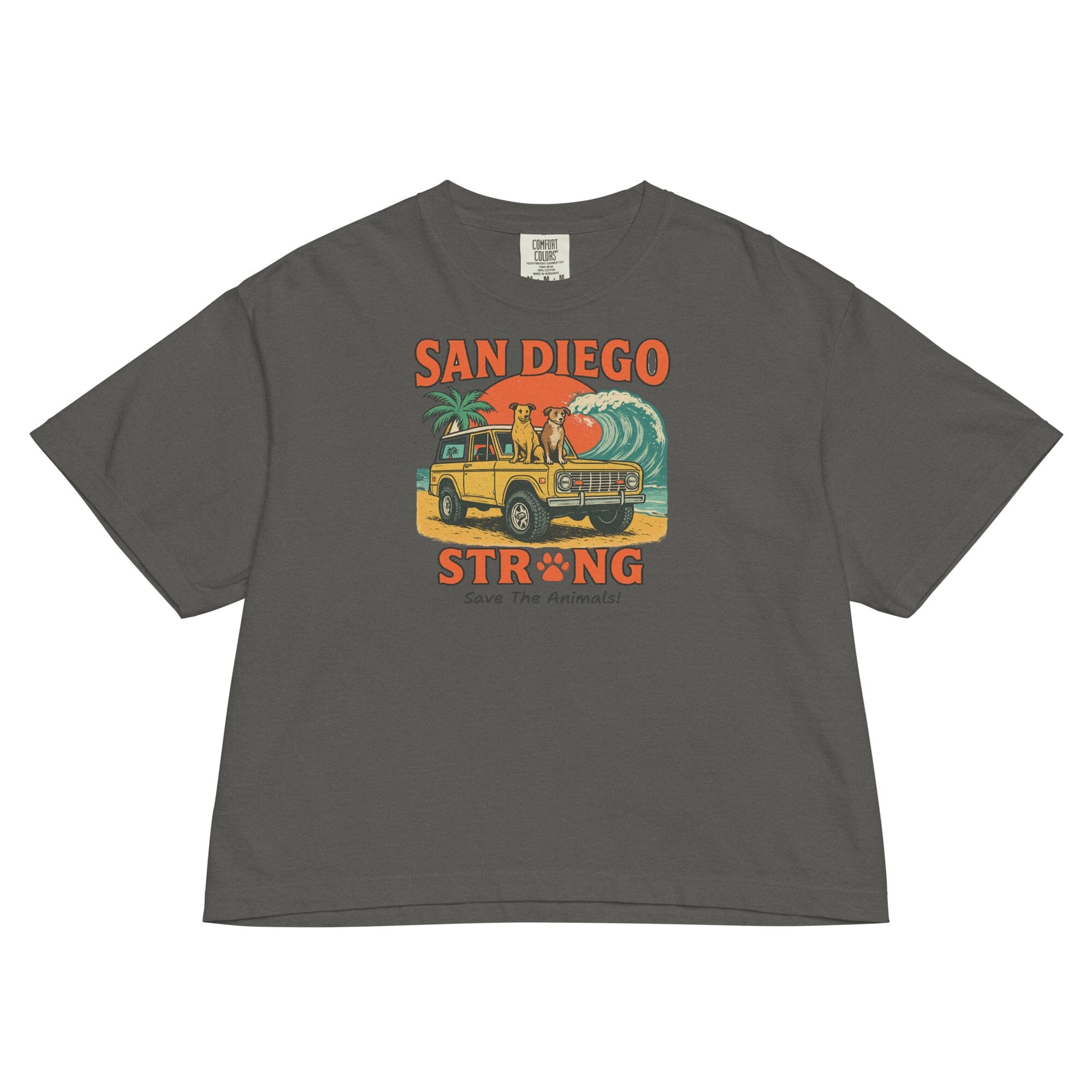 San Diego Strong Ladies Boxy T (ALL PROFIT DONATED)
