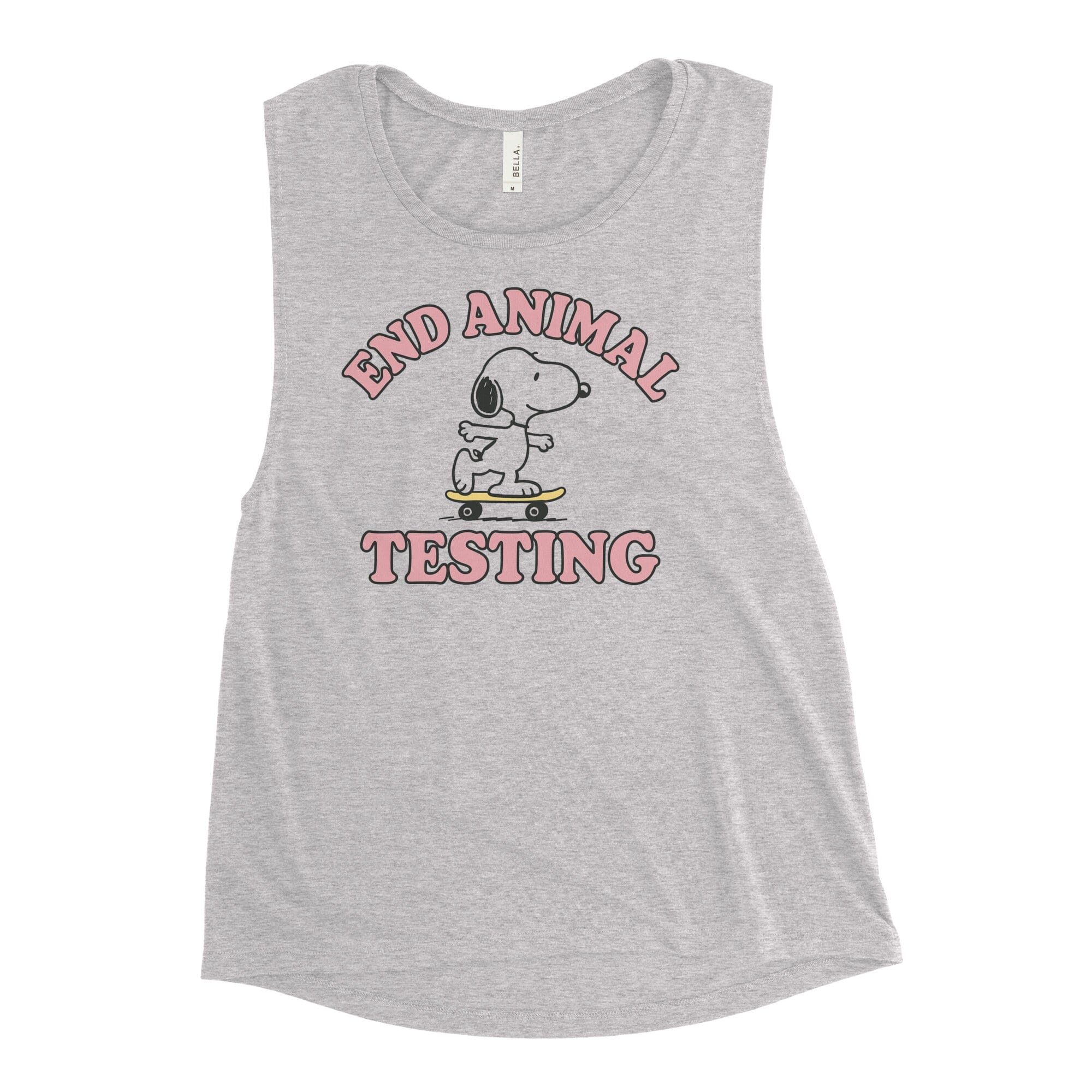End Animal Testing Ladies Muscle Tank (ALL PROFIT DONATED)