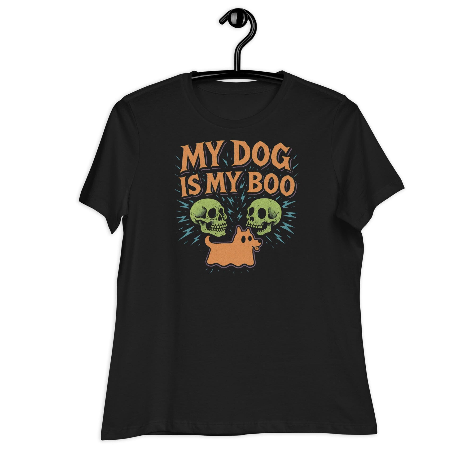 My Dog Is My Boo Skull Ladies T