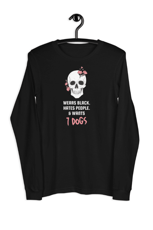 7 Dogs Long Sleeve T (Unisex)