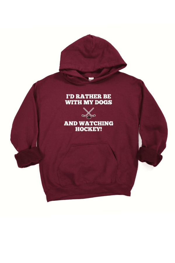 Watching Hockey Unisex Hoodie