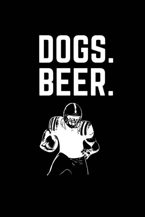 Dogs Beer Football Unisex Hoodie
