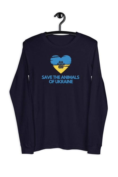 Save the Animals Long Sleeve Unisex (100% PROFIT DONATED)