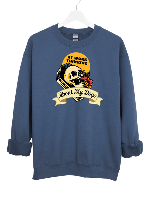 At Work Unisex Crewneck Sweatshirt