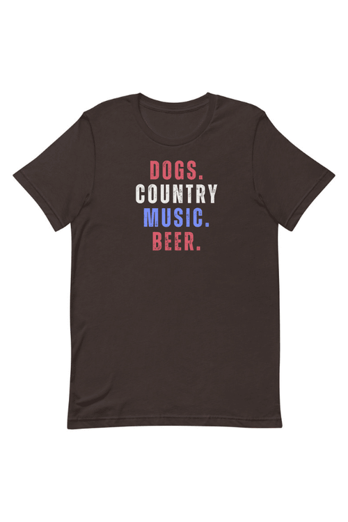 Dogs & Country Music Uni T