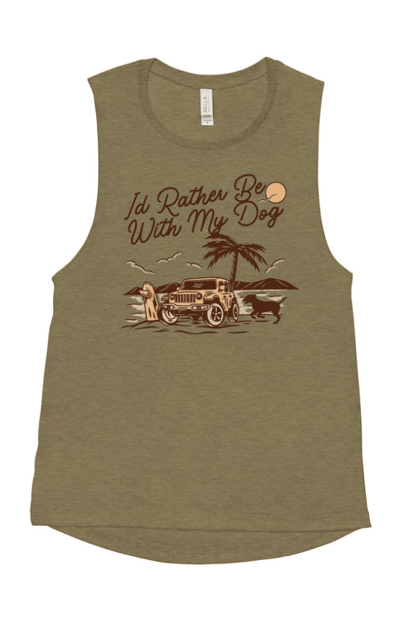 Jeep Vibes Ladies’ Muscle Tank
