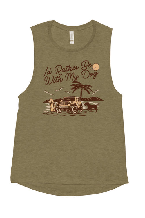 Jeep Vibes Ladies’ Muscle Tank