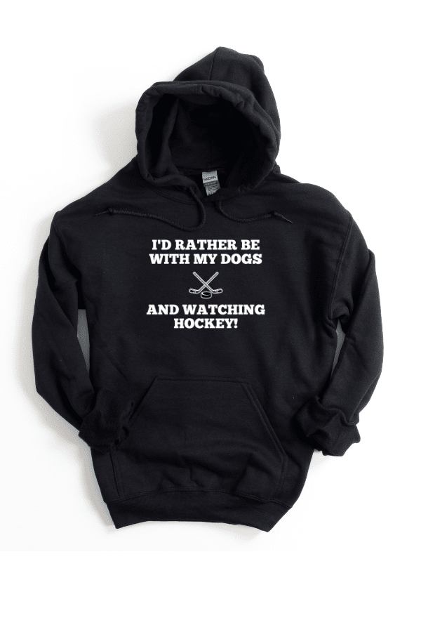 Watching Hockey Unisex Hoodie