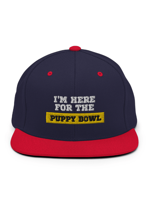 Puppy Bowl Snapback Hat