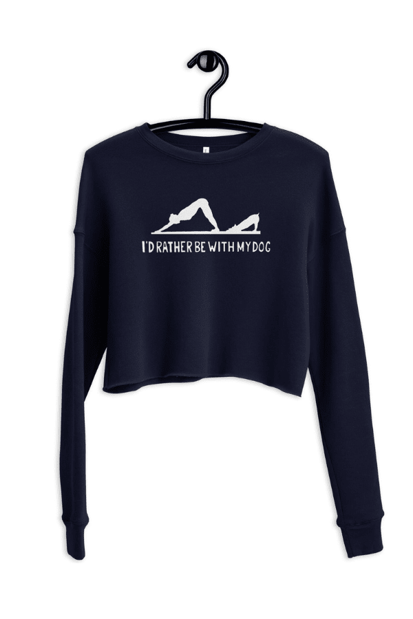 Downward Dog Crop Sweatshirt