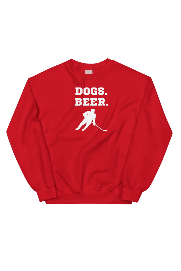 Beer & Hockey Unisex Sweatshirt