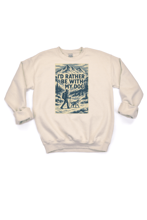Winter Hike Vibes Crewneck Sweatshirt