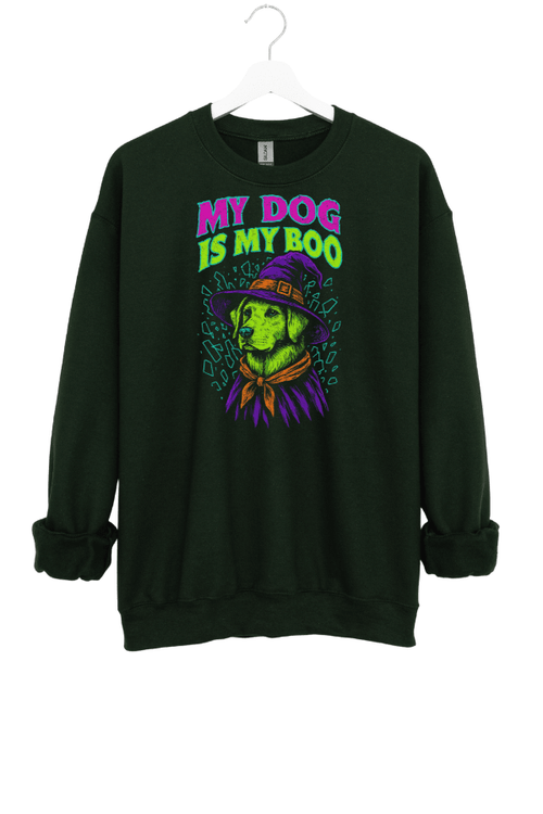 Dog Is My Boo Retro Crewneck Sweasthirt