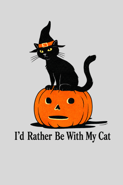 Cat Halloween Crewneck Sweatshirt
