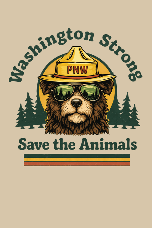 PNW Washington Strong Crewneck (ALL PROFIT DONATED)