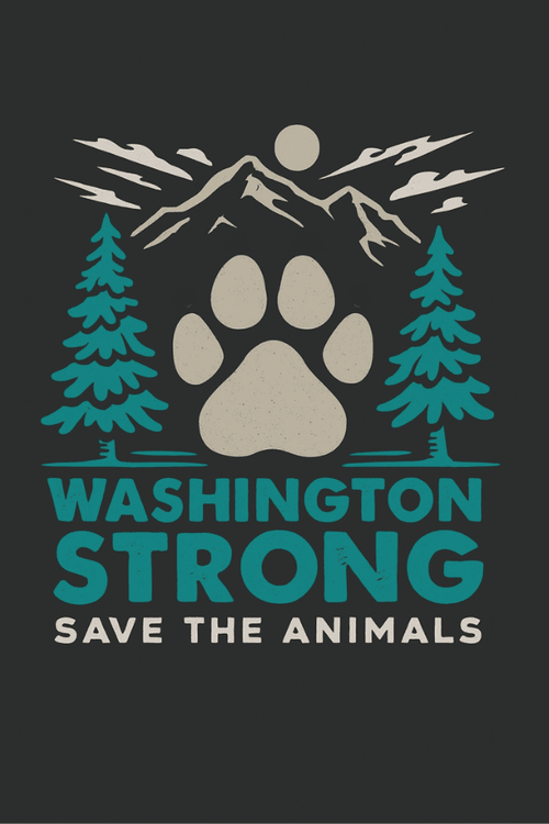 Washington Strong Uni Crewneck Sweatshirt (ALL PROFIT DONATED)