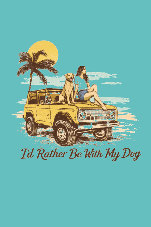 Retro Jeep Vibes Pigment Dyed Uni T