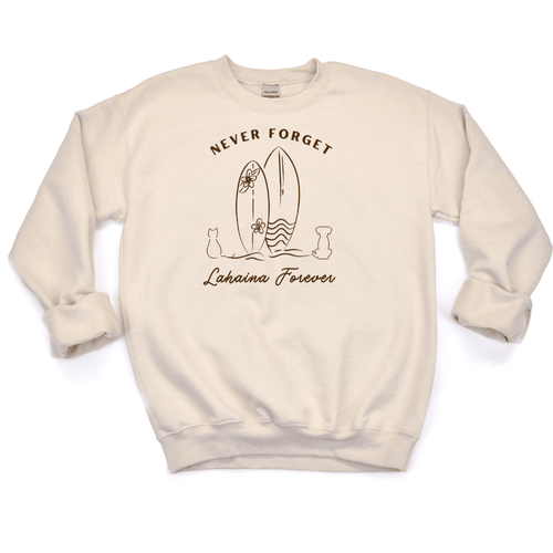 Never Forget Beach Crewneck (Unisex)