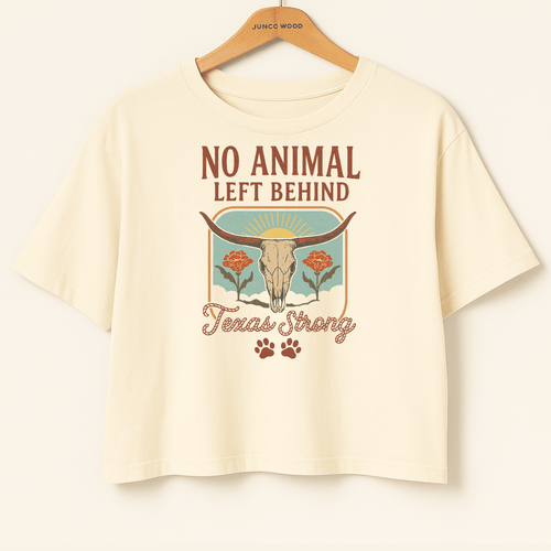 No Animal Ladies Pigment Dyed Boxy T (ALL PROFIT DONATED)