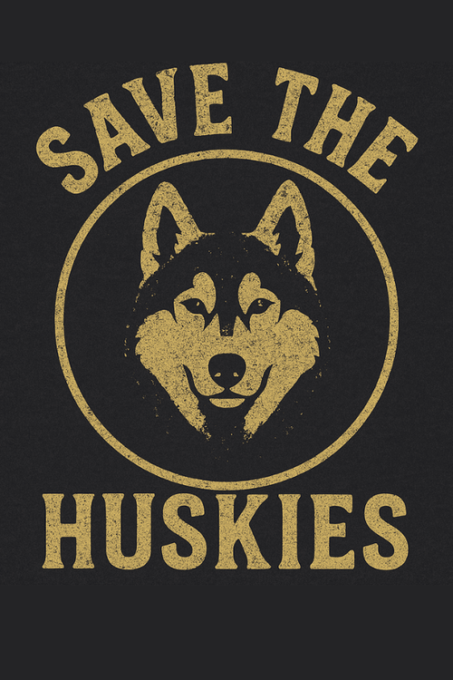 Save the Huskies Crewneck (ALL PROFIT DONATED)