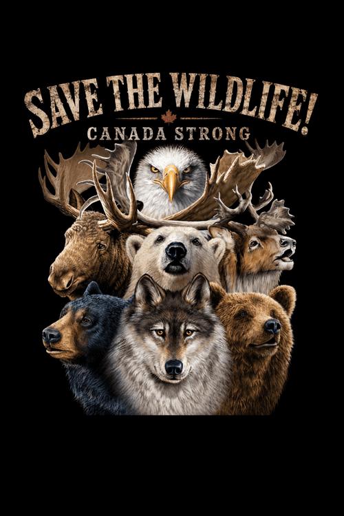 Save the Wildlife Pigment Dyed Uni T (All Profit Donated)