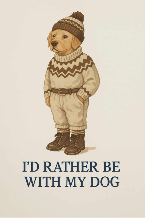 NEW: Winter Doggo Bear Uni Crewneck Sweatshirt